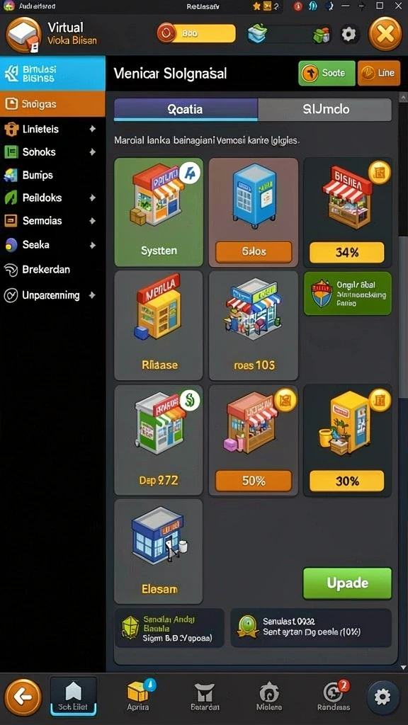 mapna777 - Screenshot menampilkan karakter yang berbeda dalam permainan, siap untuk bertarung.