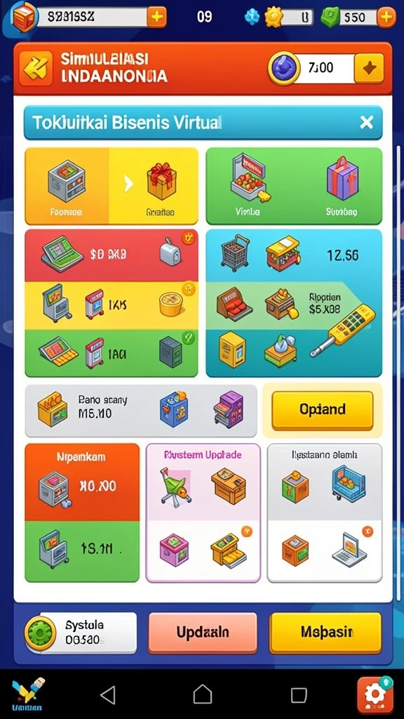 mc777 - Tampilan awal game yang menarik dan ramah pengguna.